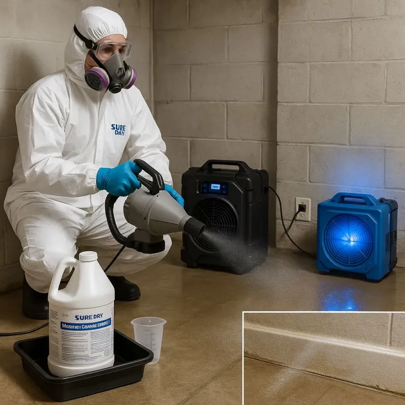 Sanitization and Odor Removal process in Grafton, MA